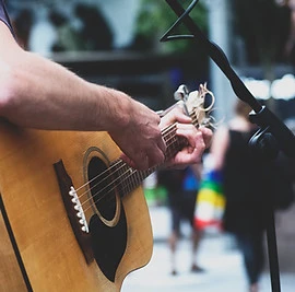 Man Playing Guitar