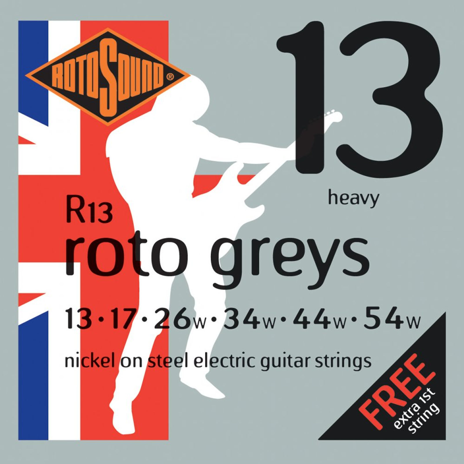 Rotosound R13 Heavy Electric Guitar Strings (13-54)
