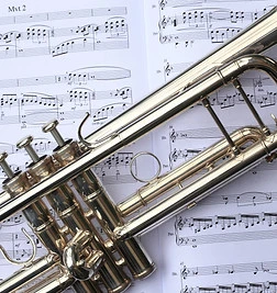 Trumpet on sheet music..jpg