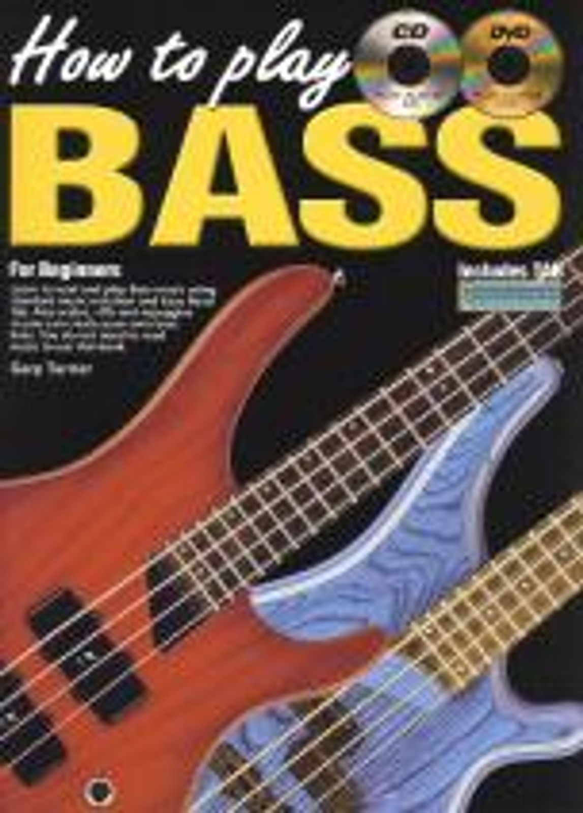 How To Play Bass for Beginners Book/Cd/Free Dvd*