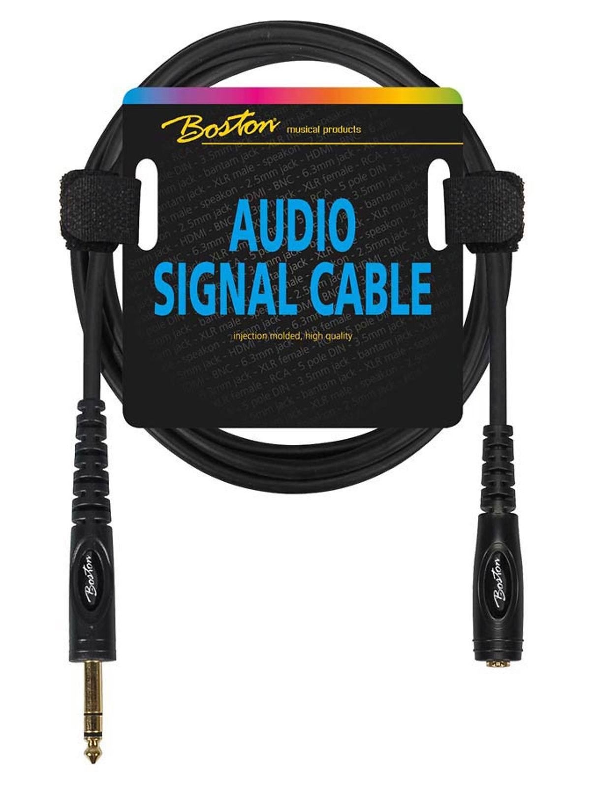 Boston AC-242 Cable 6.3mm female jack stereo to 6.3mm jack stereo