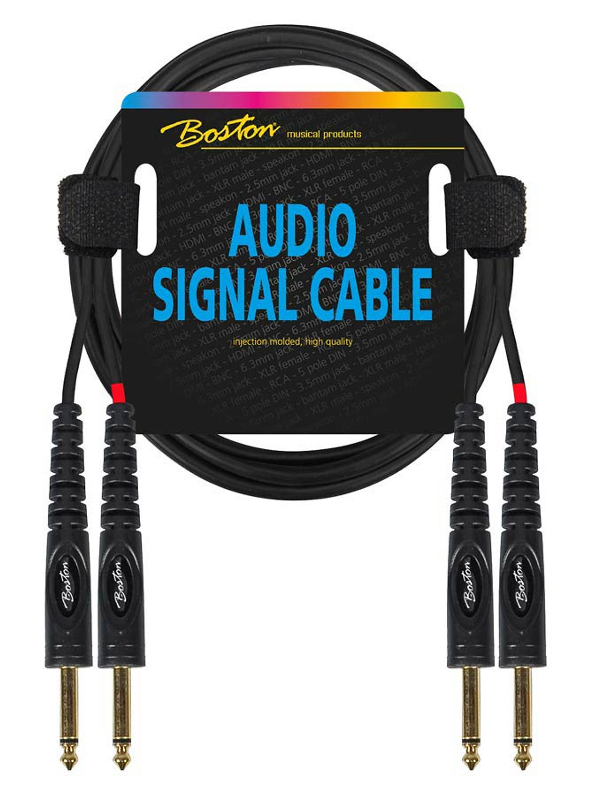Boston AC-233 2x 6.3mm jack mono to 2x 6.3mm jack mono