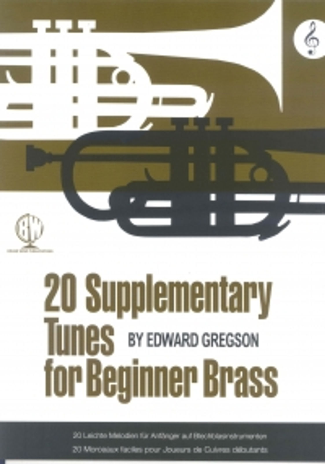 20 Supplementary Tunes For Beginner Brass treble