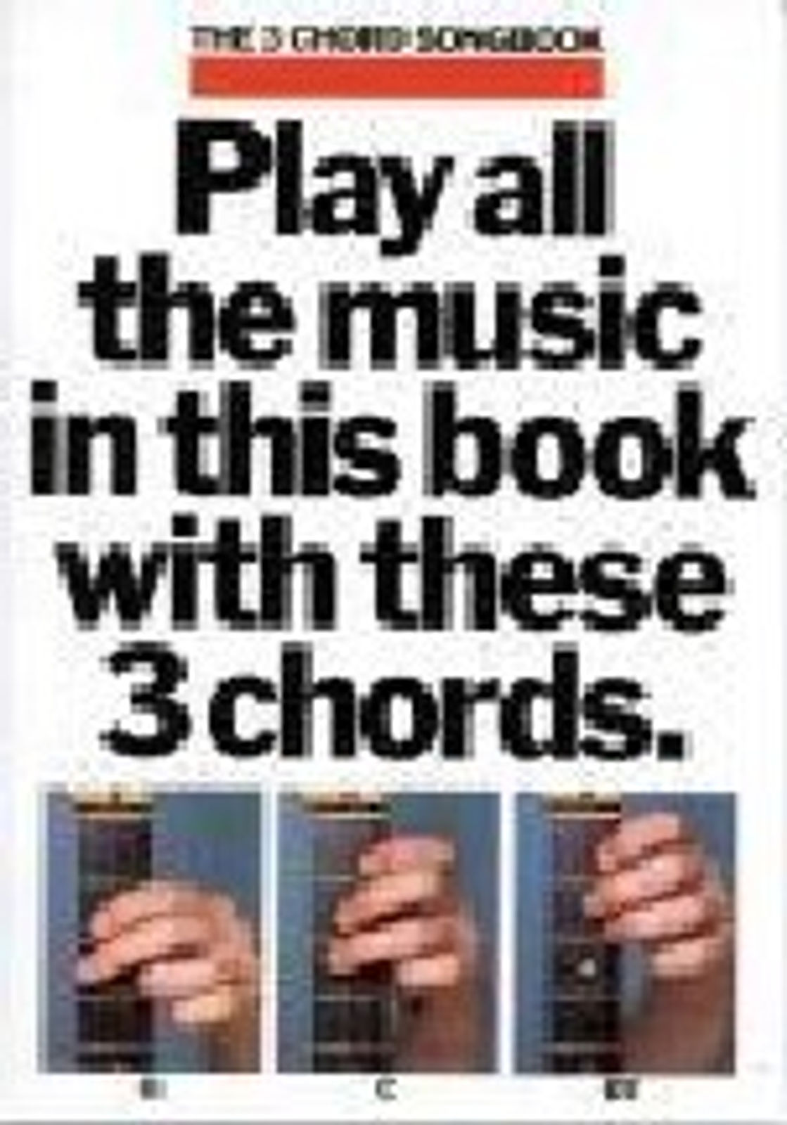 3 Chord Songbook Book 1 Guitar*