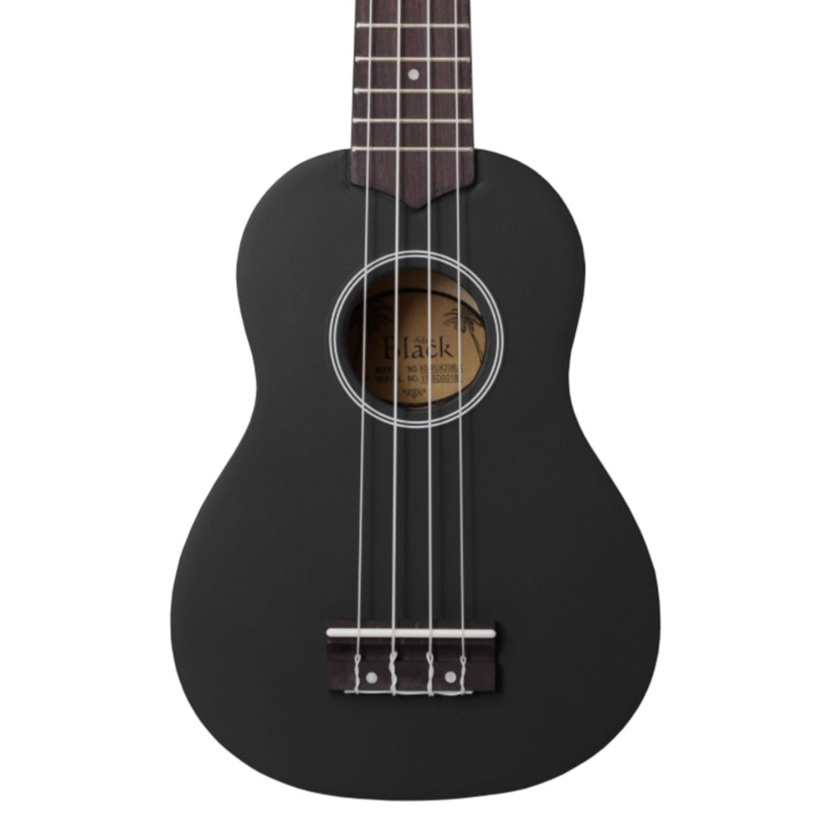 Adam Black Soprano Ukulele in Black