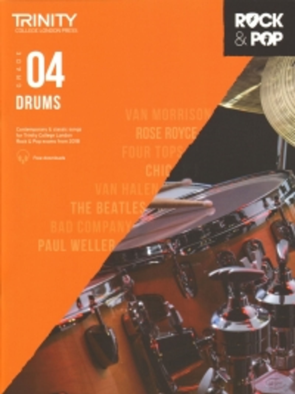 Trinity Rock & Pop 2018 Drums Grade 4*