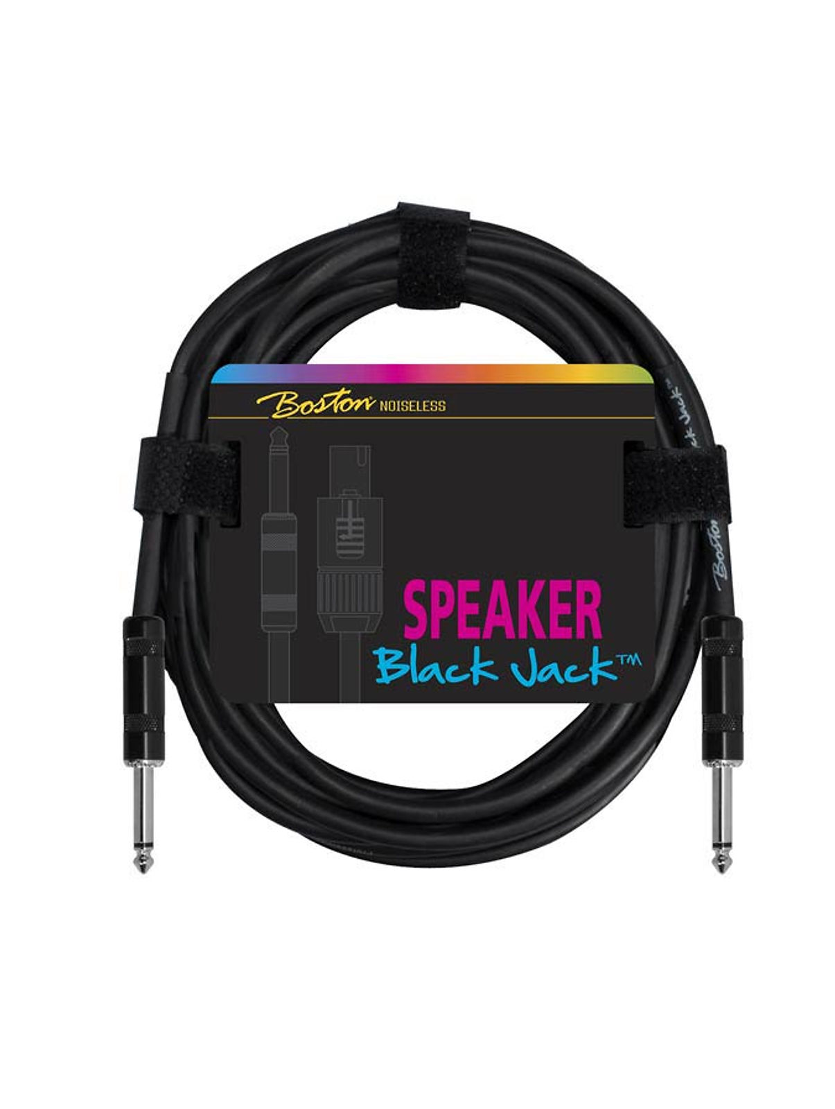 Boston Black Jack SC-210 speaker cable, black, jack - jack, 2 x 1,5mm