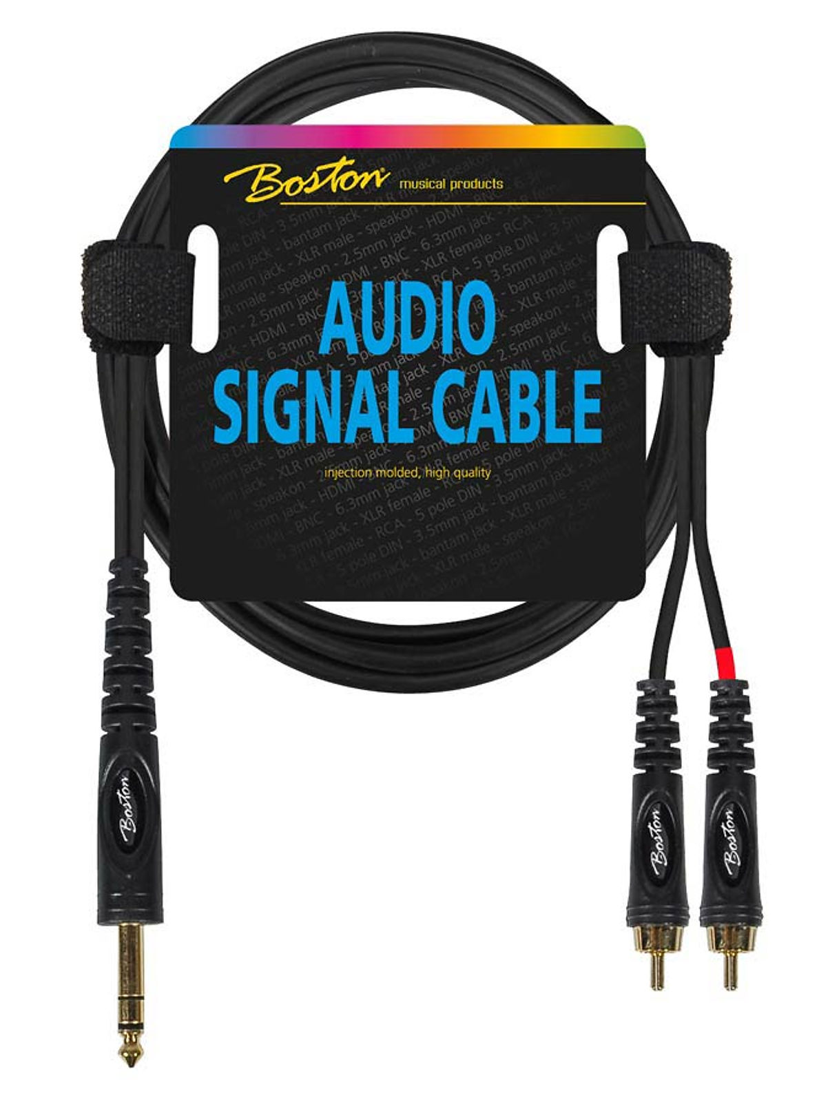 Boston AC-272 2x RCA to 6.3mm jack stereo