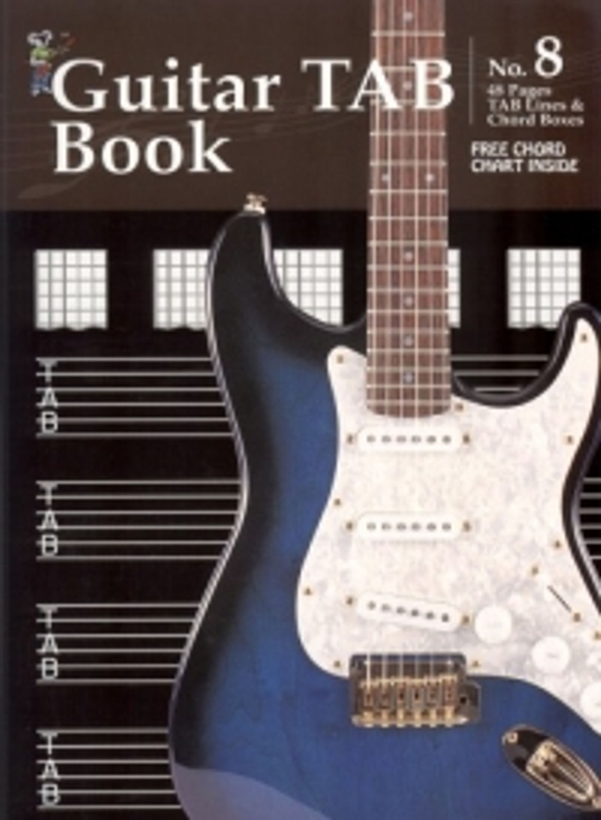 Koala Manuscript No 8 Guitar Tab Lines& Chord Box*