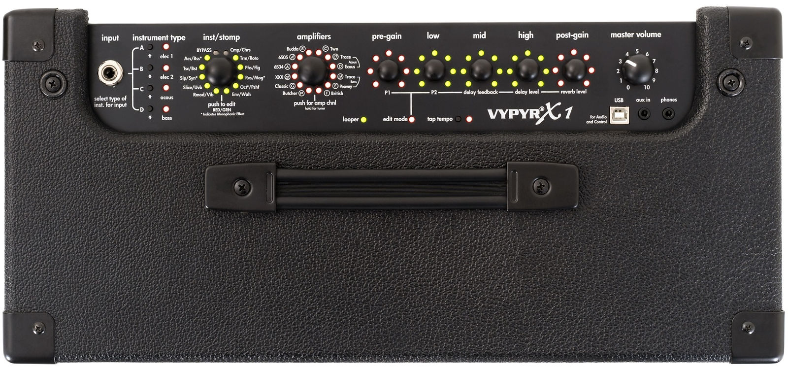 Peavey VYPYR X1 Amplifier for Electric, Acoustic & Bass Guitar