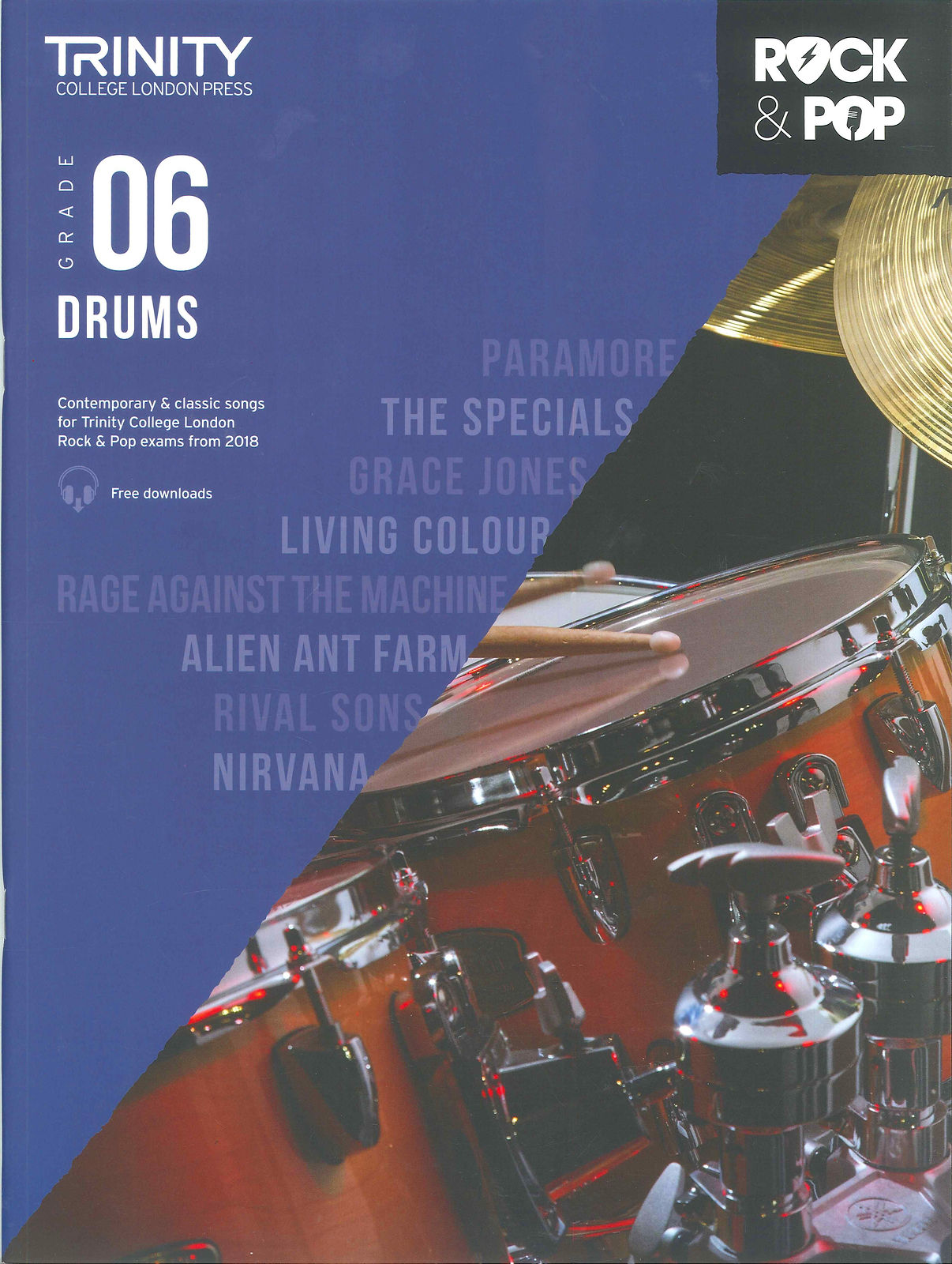 Trinity Rock & Pop 2018 Drums Grade 6*