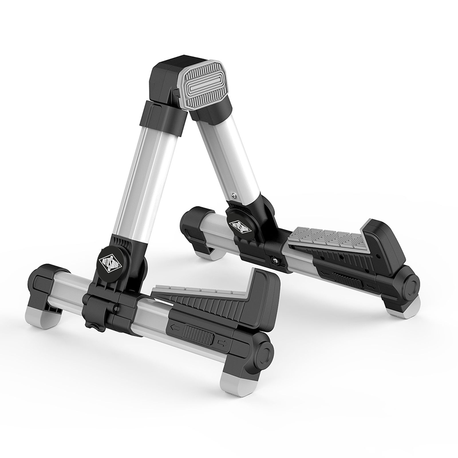 Rotosound Fully Adjustable Ukulele A-Frame Stand in Silver