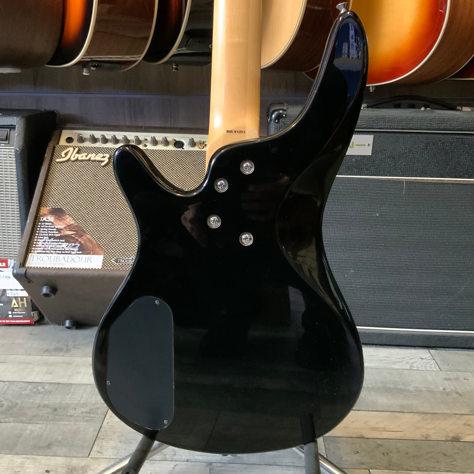 Dean Electric Guitar In Sunburst Orange