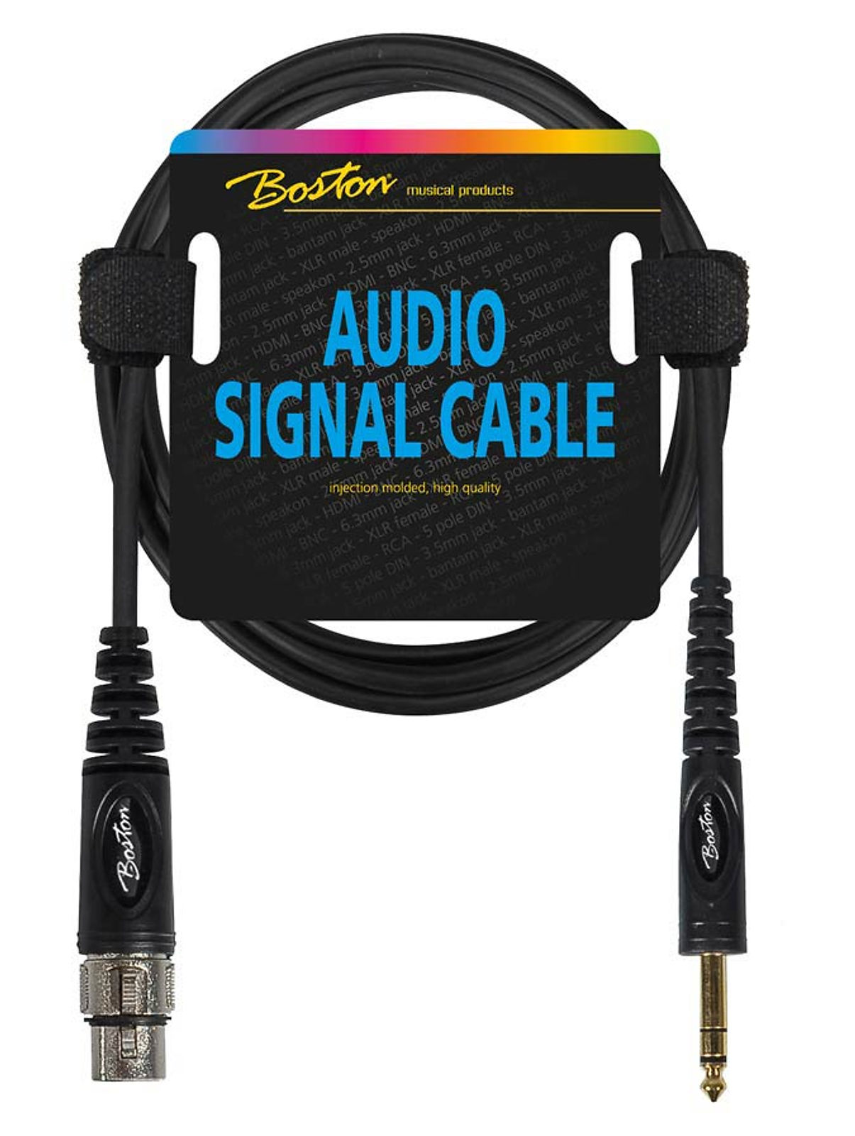 Boston AC-292 XLR  XLR female to 6.3mm jack stereo