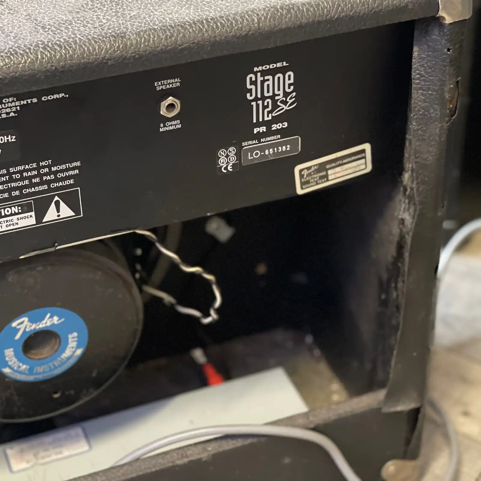 Thumbnail: 1980's Fender Stage 112 Electric Guitar Amplifier