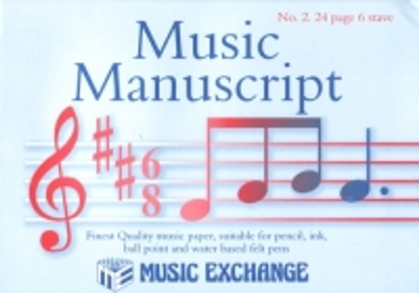 Music Manuscript No 2 (24 Page 6 Stave)*