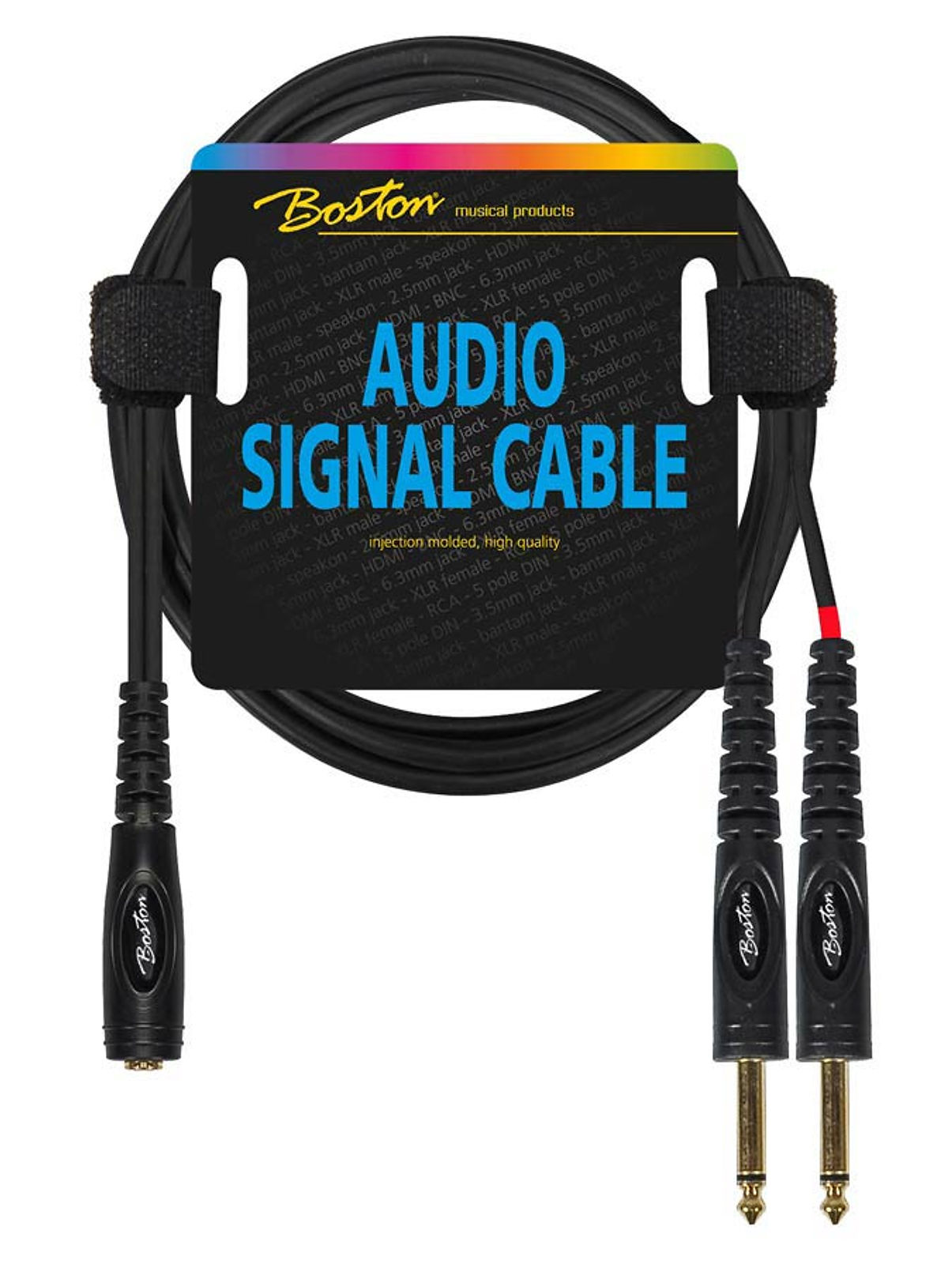 Boston AC-243 6.3mm female jack stereo to 2x 6.3mm jack mono