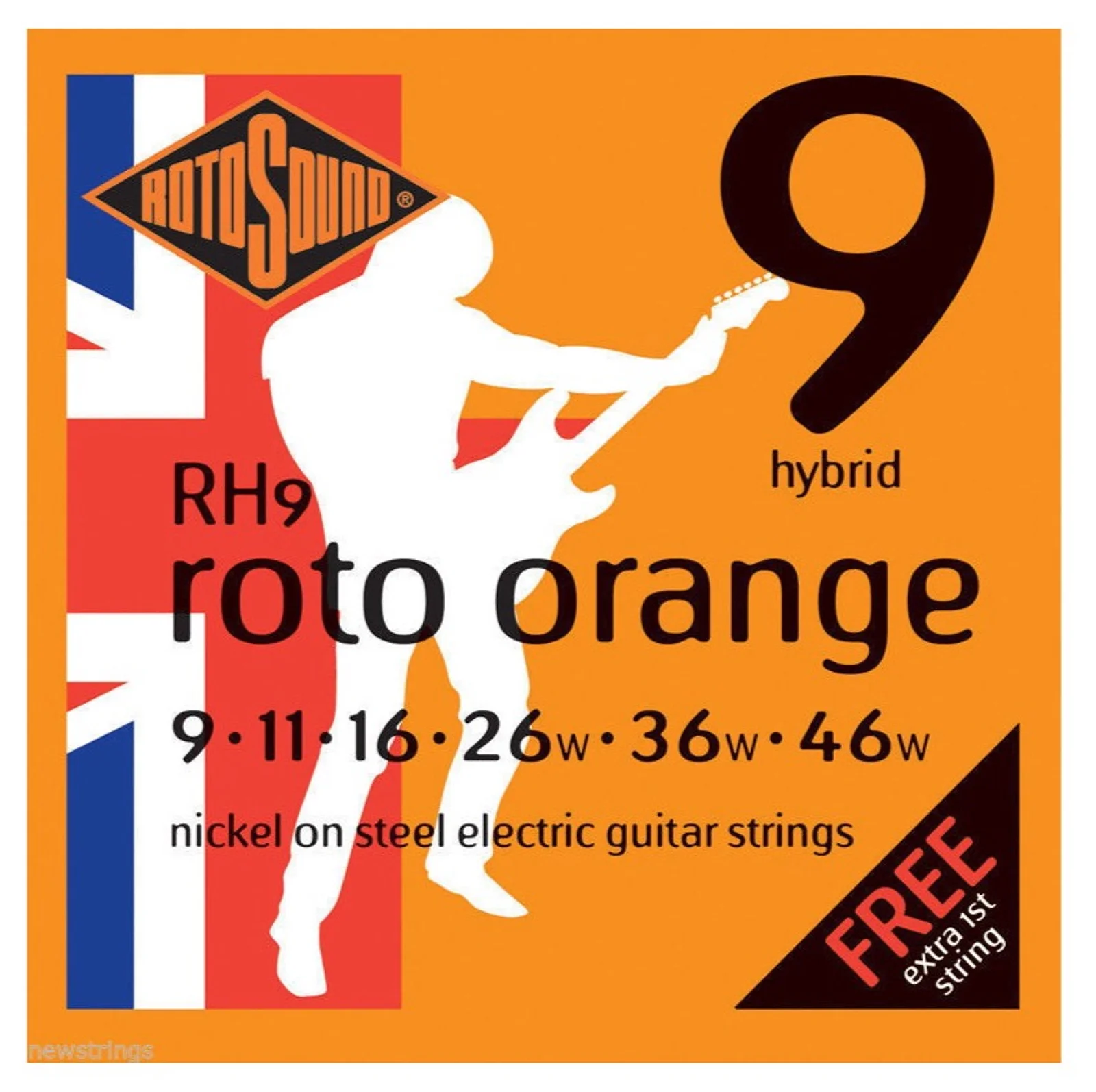 Rotosound RH9 Hybrid Electric Guitar Strings (9-46)