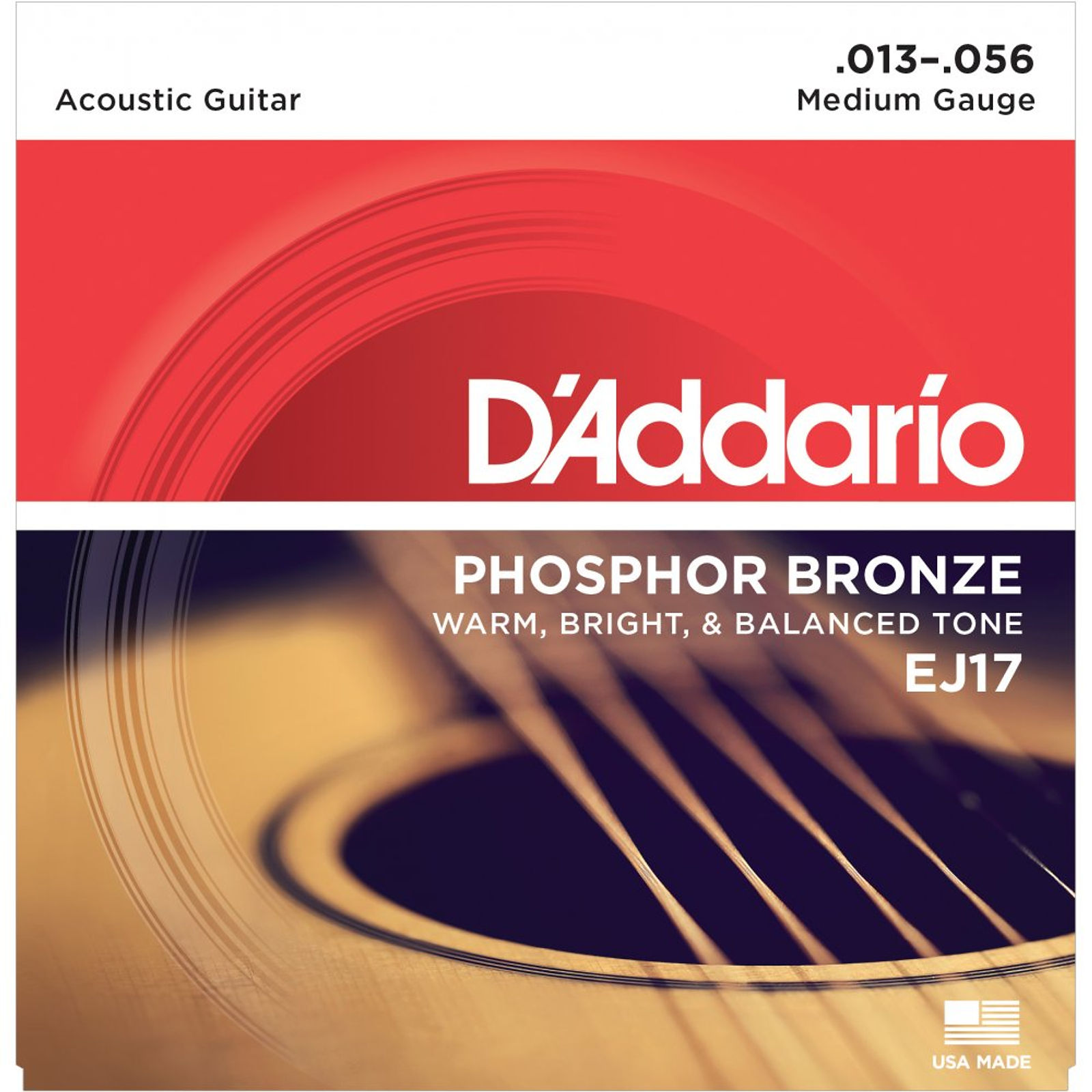 D'Addario EJ17 Light Acoustic Strings (13-56)