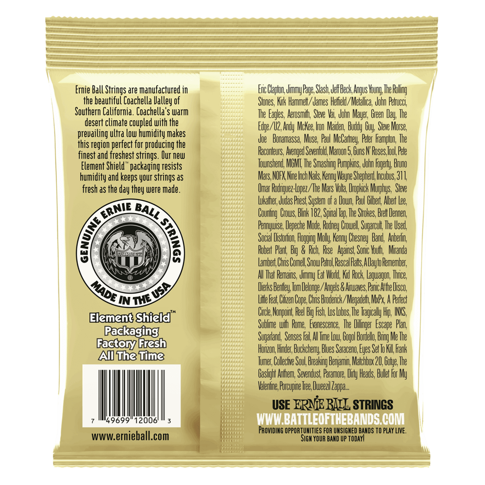Ernie Ball Earthwood Extra-Light Acoustic Guitar Strings (10-50)