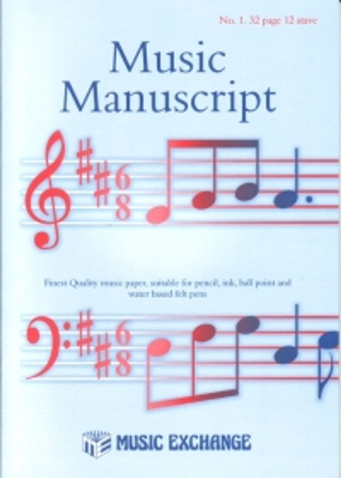 Music Manuscript No 1 (32 Page 12 Stave)*