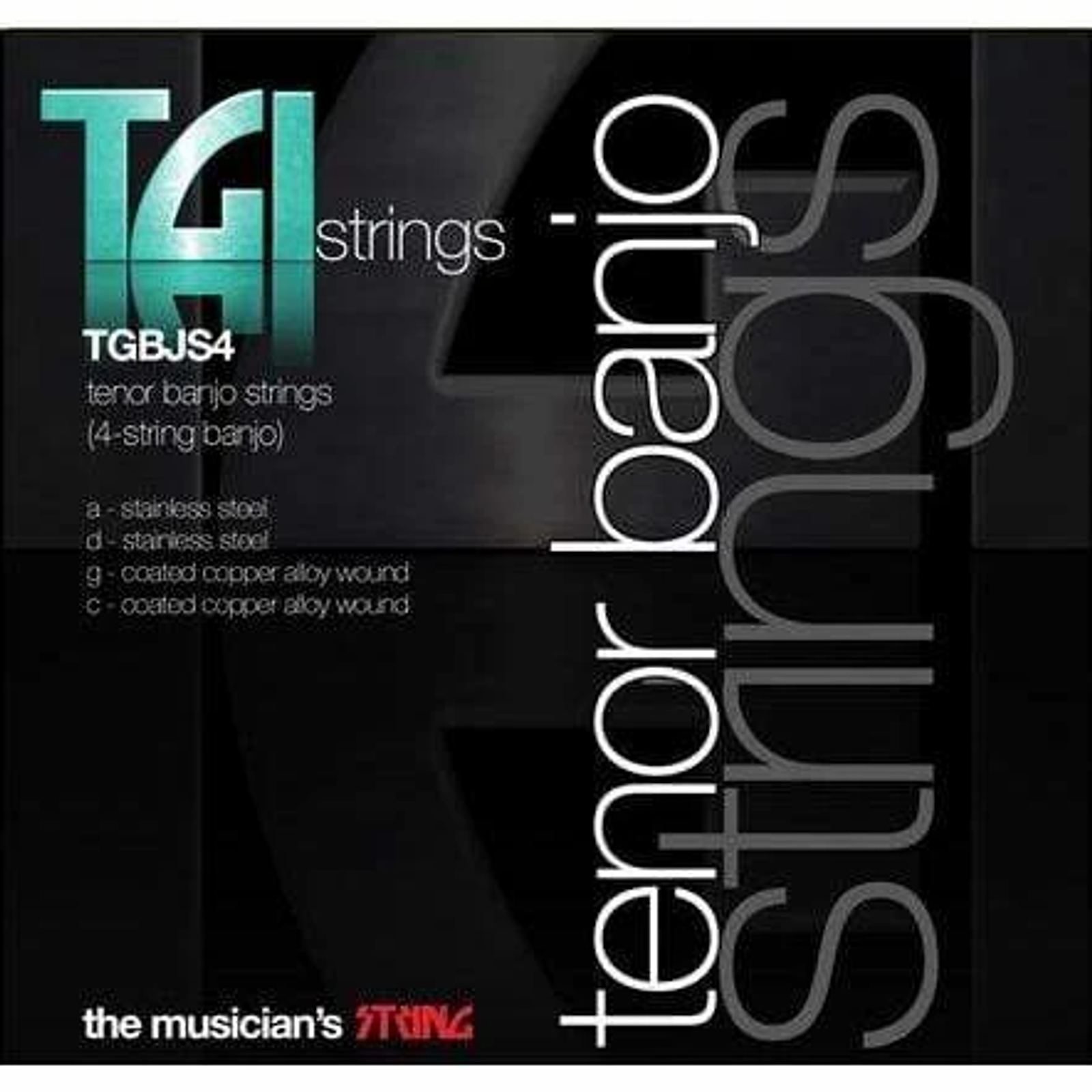 TGI Tenor Banjo Strings (TGBJS4) 4-String Banjo