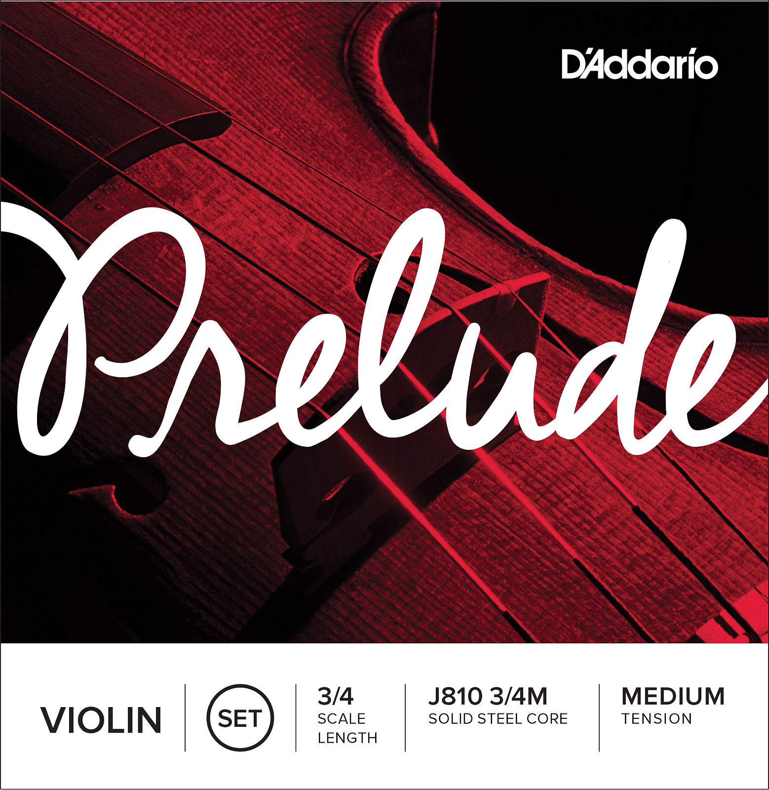 D'Addario Prelude J810 Violin Strings (3/4)