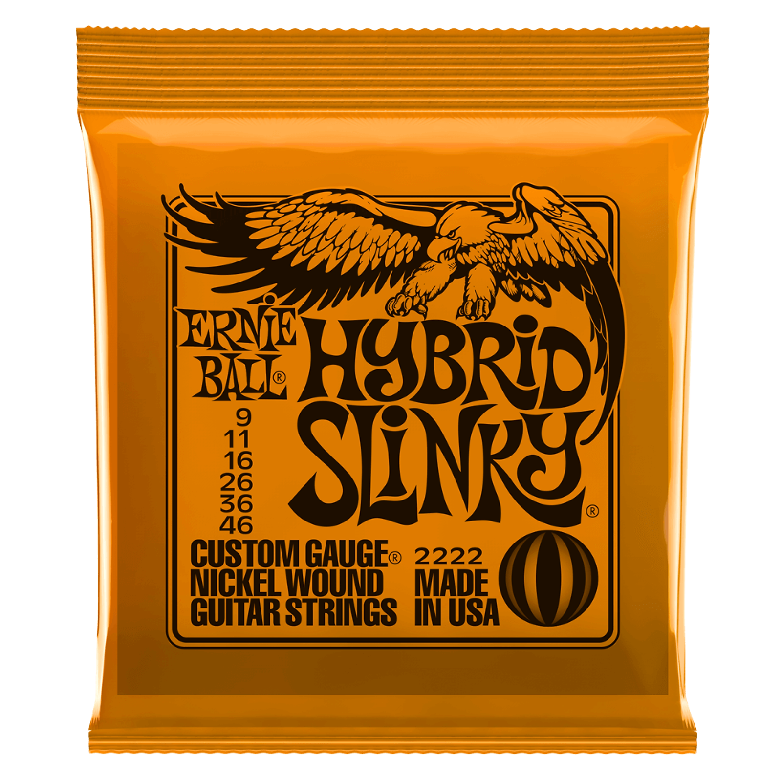 Ernie Ball Hybrid Slinky Electric Guitar Strings (9-46)