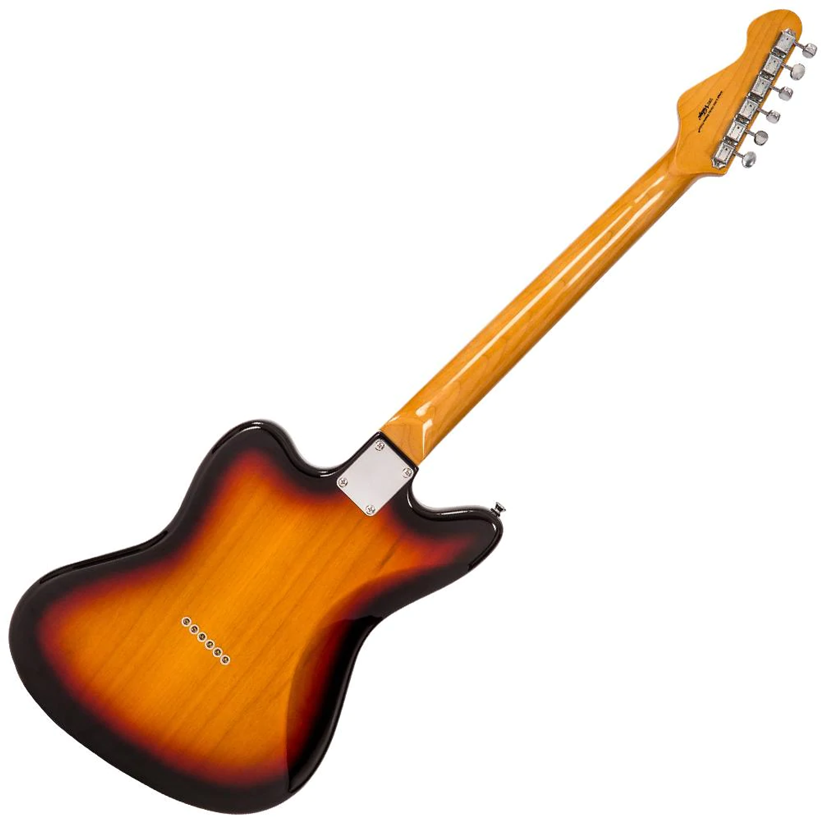 Vintage V65 ReIssued Hard Tail Electric Guitar in Tobacco Sunburst