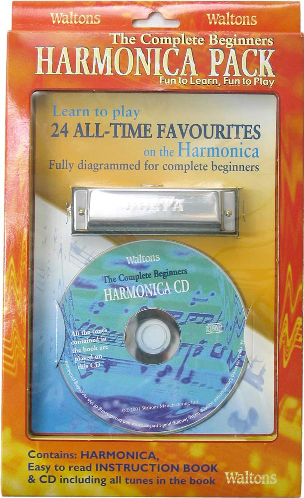 Complete Beginners Harmonica Pack Bk/Cd/Harmonica*