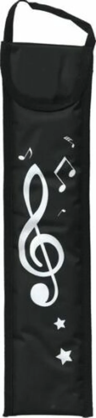 MusicWear Treble Clef Padded Recorder Bag in Black