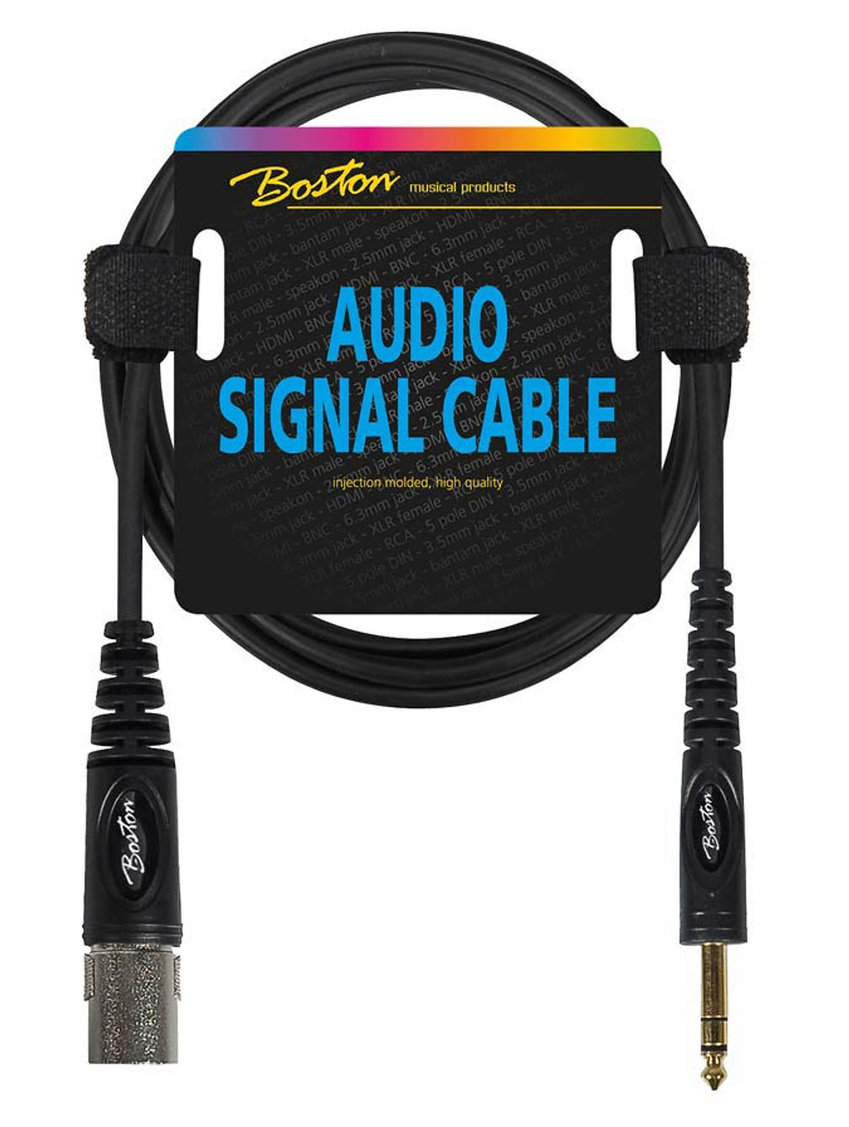 Boston AC-282 XLR male to 6.3mm jack stereo