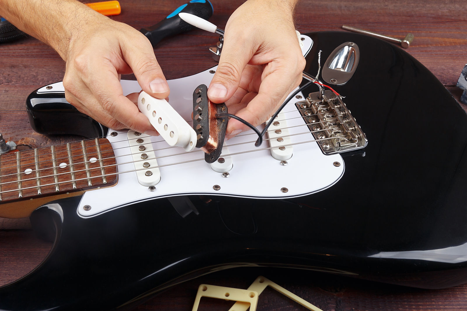 Floyd Rose Single String Electric Guitar Restring Service