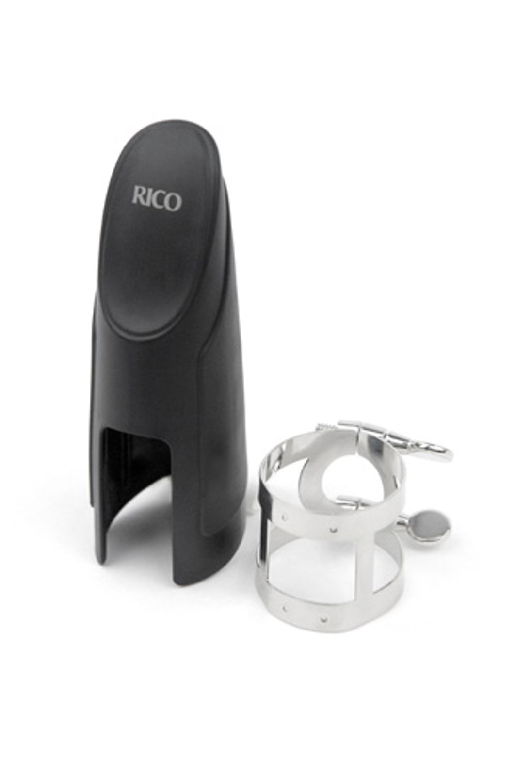 Rico by D'Addario Nickel Plated Ligature & Cap for Tenor Saxophone