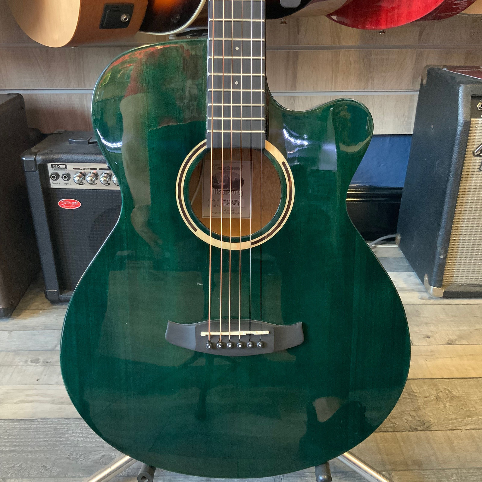 Tanglewood DBT-SFCE-TGG Acoustic Guitar in Gloss Green Electro-Acoustic