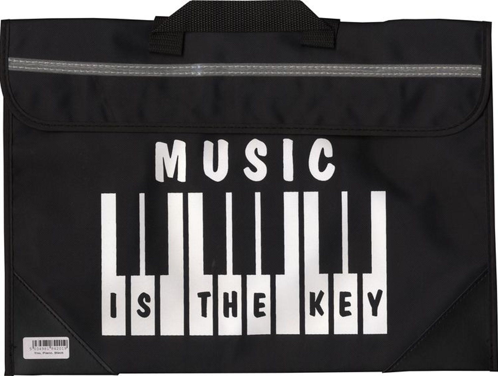 Piano/Keyboard Music Bag Music is the Key (Black)