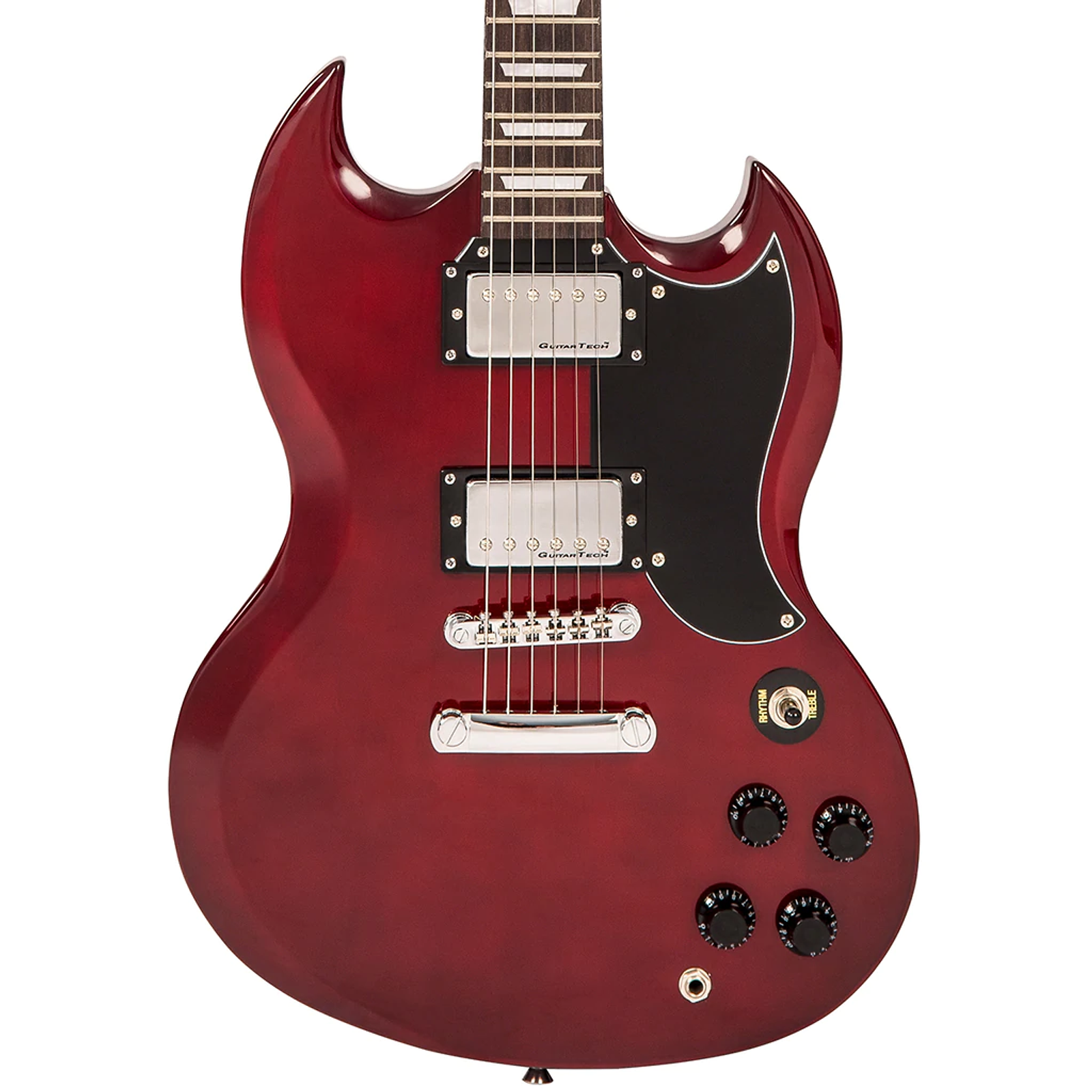 Encore E69CR Electric Guitar in Cherry Red