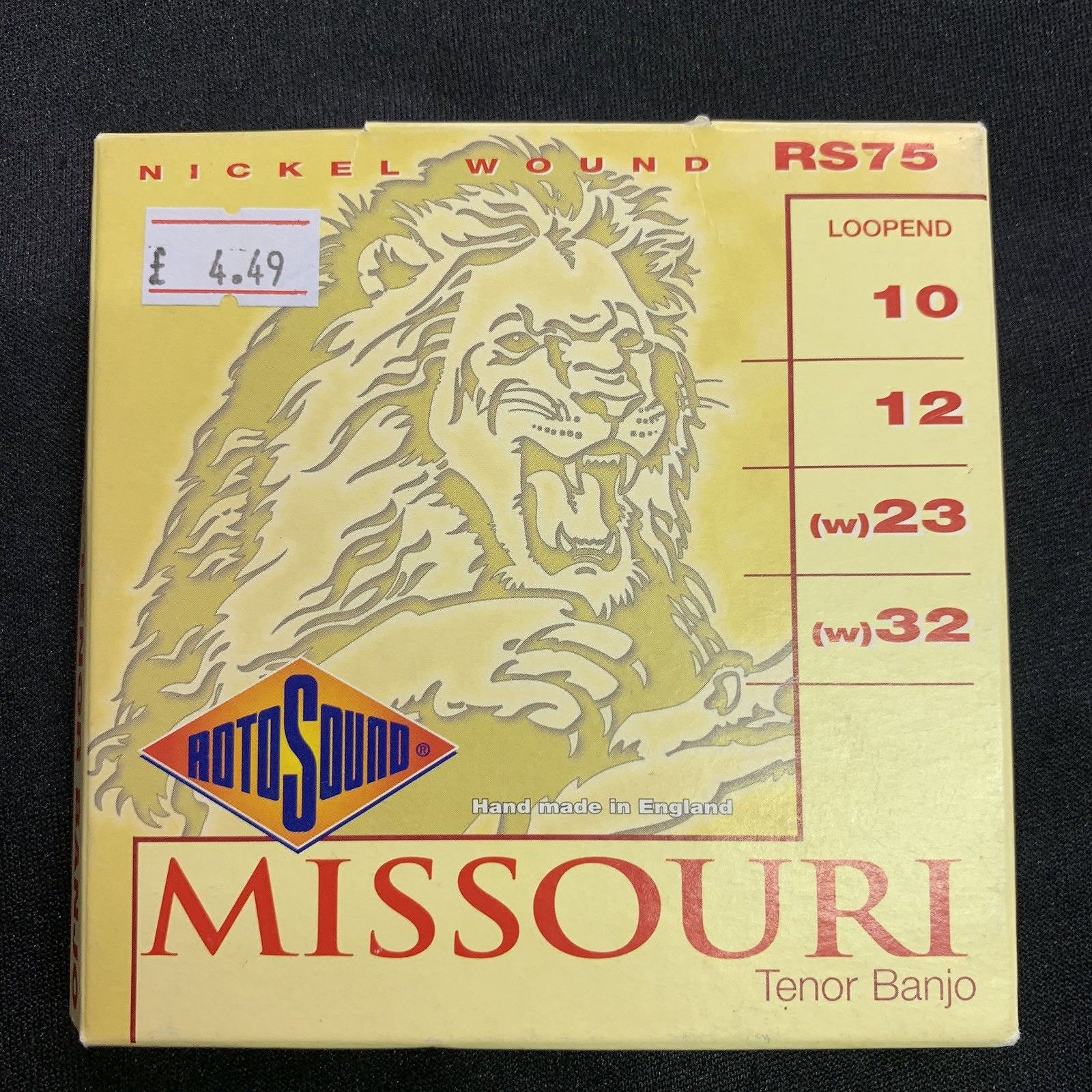 Rotosound Missouri Tenor Banjo Strings (RS75) 4-String Banjo