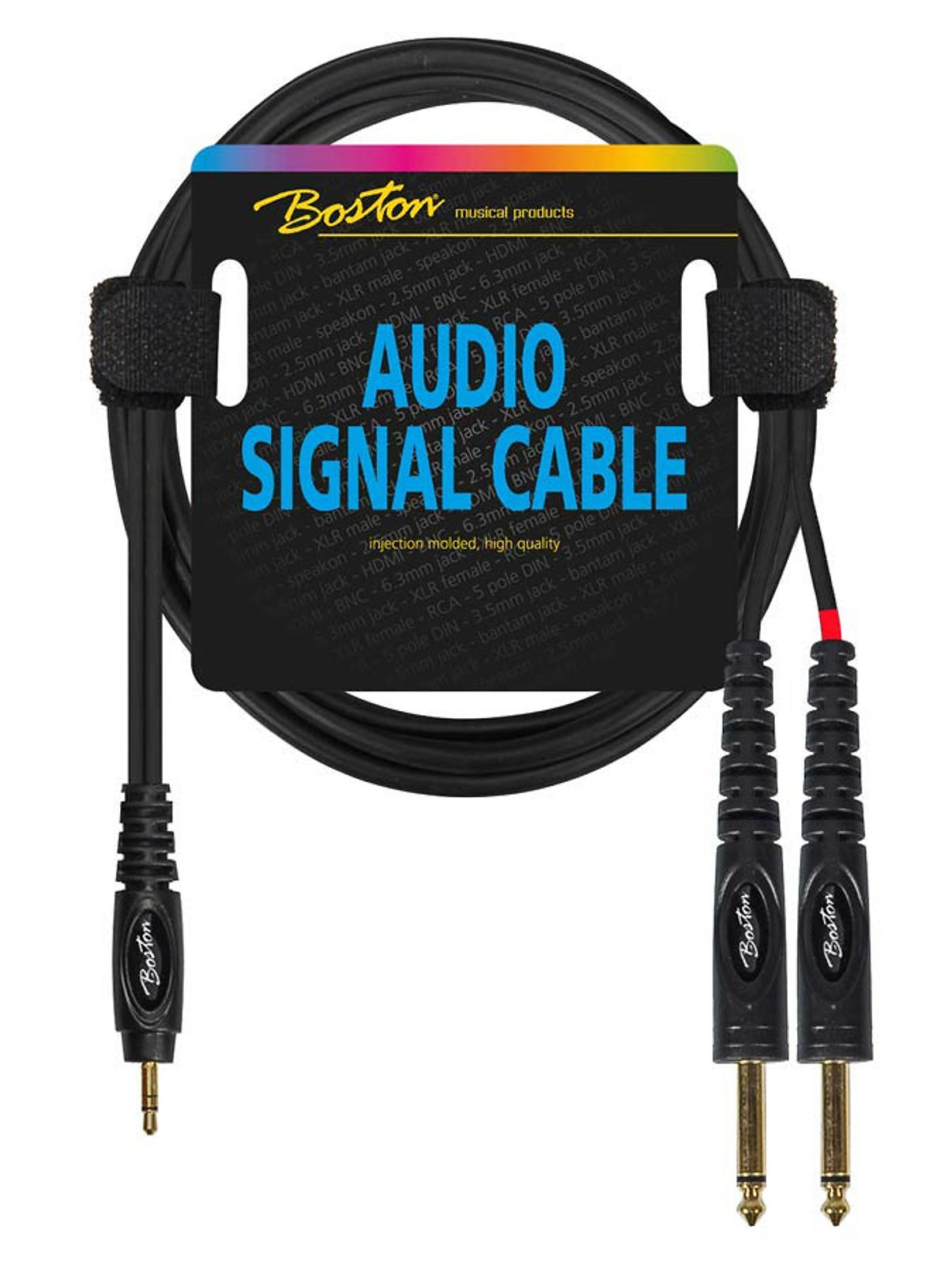 Boston AC-263  3.5mm jack stereo to 2x 6.3mm jack mono