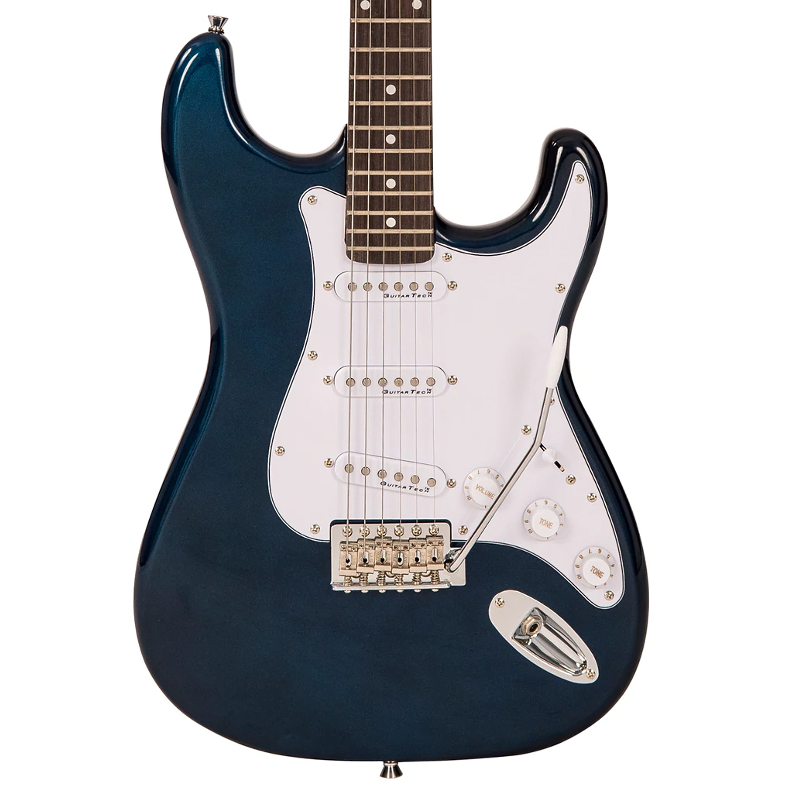 Encore E6 Electric Guitar in Candy Apple Blue