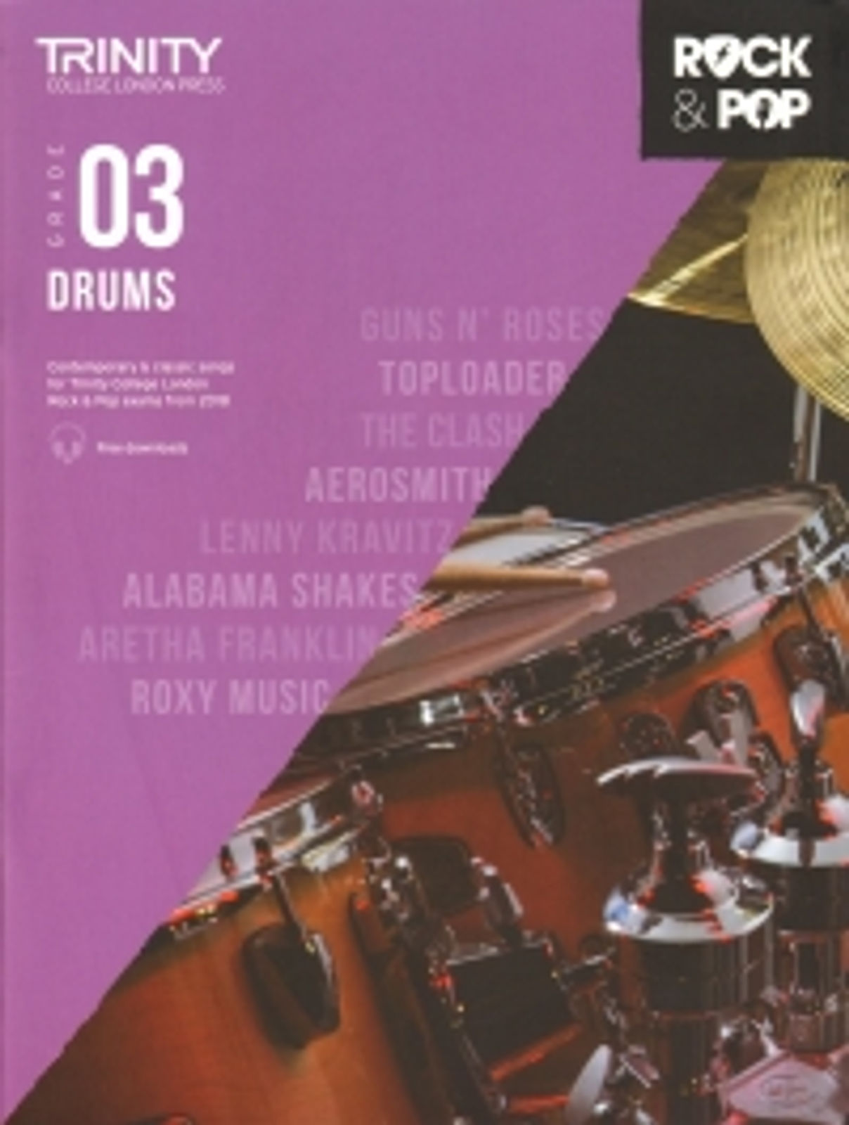 Trinity Rock & Pop 2018 Drums Grade 3*