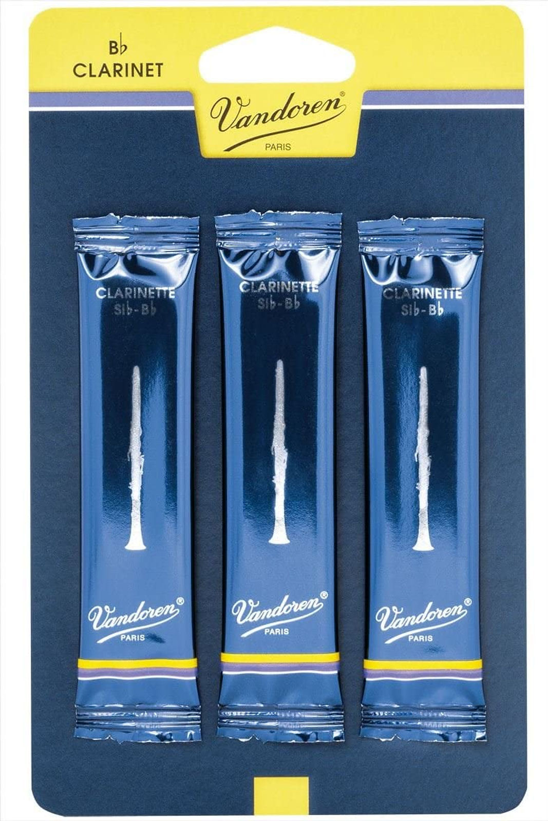 Vandoren Traditional Bb Clarinet Reeds (3 Reeds)